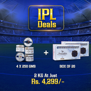 IPL DEAL: 4 X 250GMS + Box of 20 (2 KG)